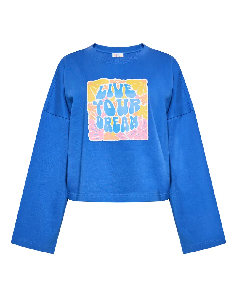 IZIA Sweatshirt Damen kobaltblau Blau