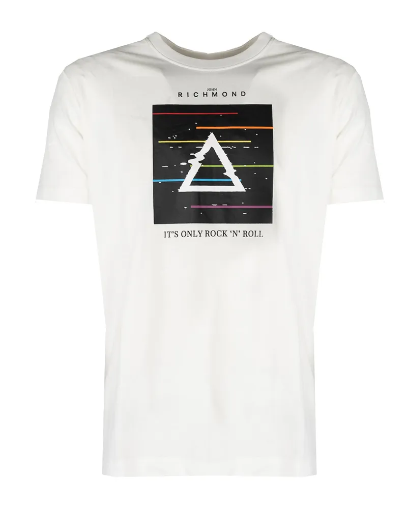 John Richmond T-Shirt Herren weiß Weiß