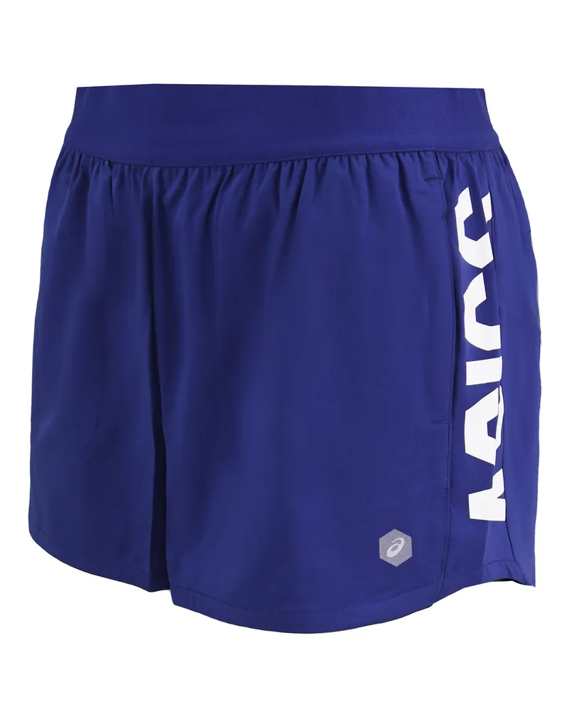 Asics Performance Womens Navy Shorts Blau