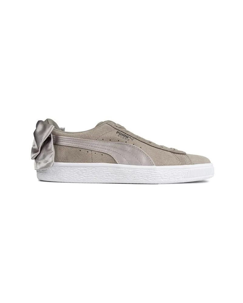 Puma Wildleder Schleife Turnschuhe Grau