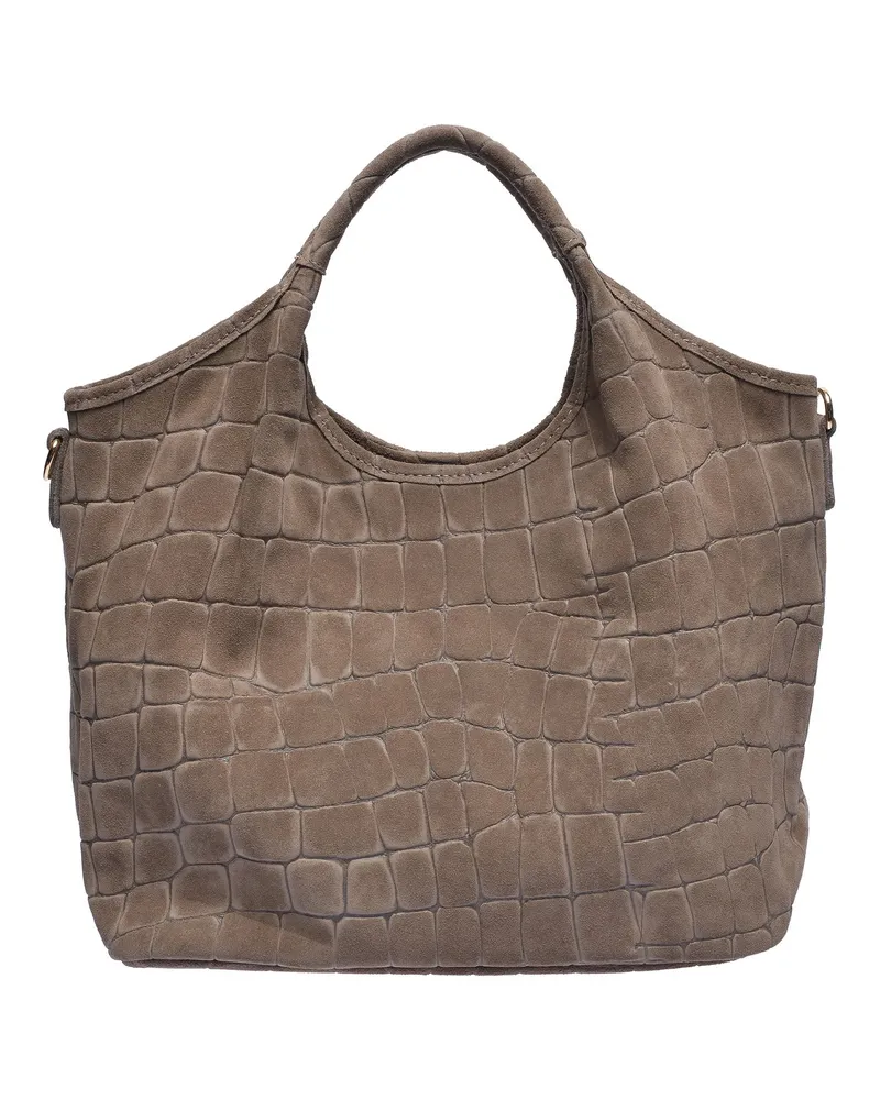 Anna Luchini Beige Rindsledertasche Beige