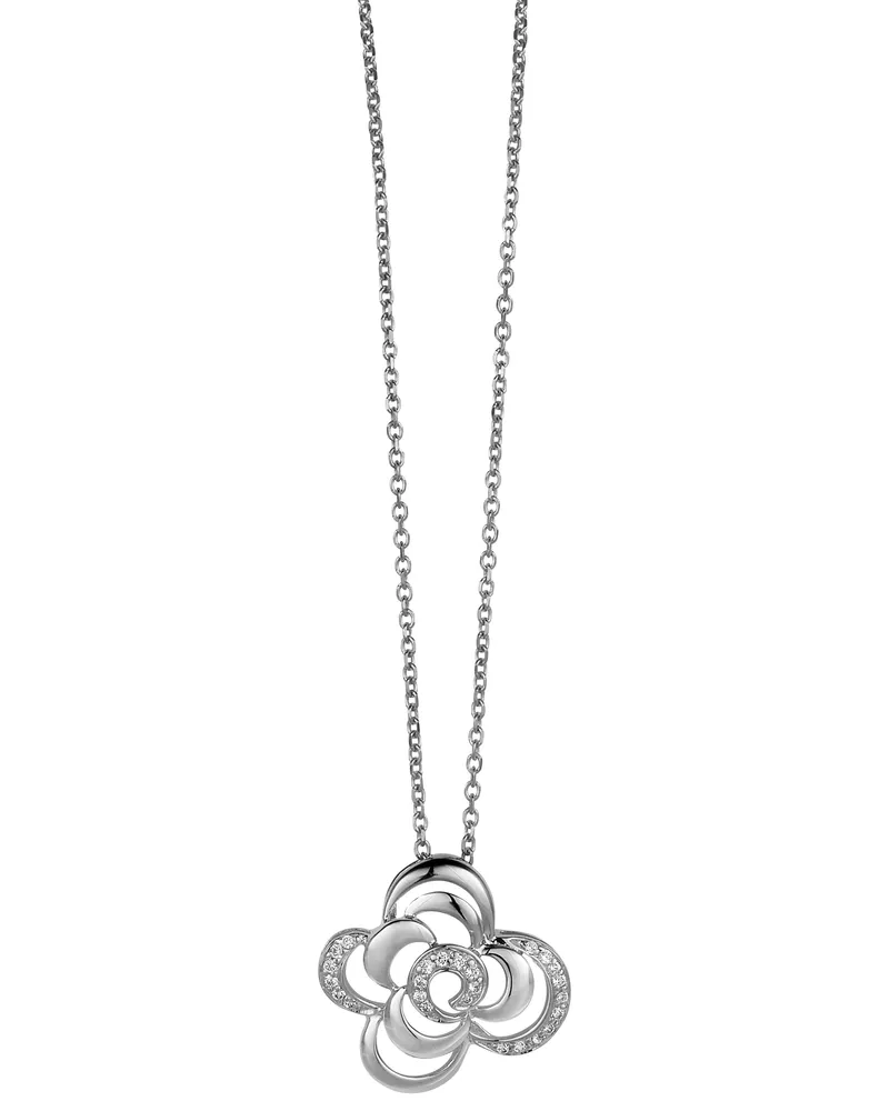 Orphelia Damen-Kette aus 925er Sterlingsilber mit Anhänger – Silber ZH-4864 Silber