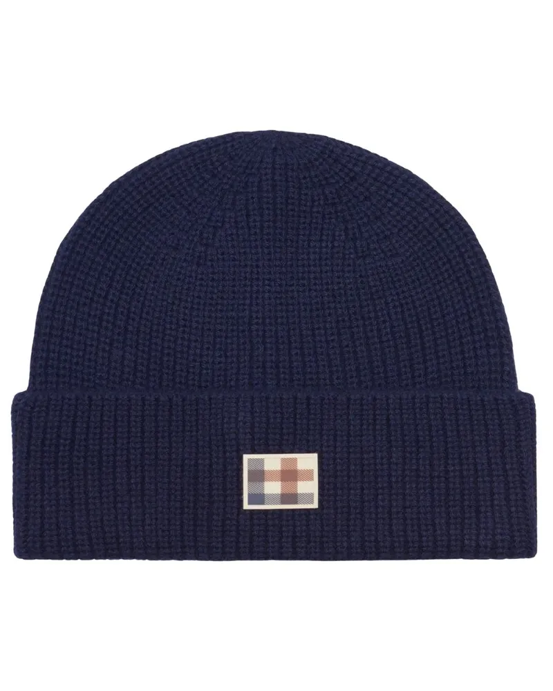 Aquascutum Active" Mütze für Herren/Damen Unisex, Wollmischung (Dunkles Marineblau Marineblau