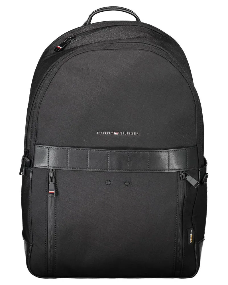 Tommy Hilfiger Nylon-Rucksack - Schwarz Schwarz