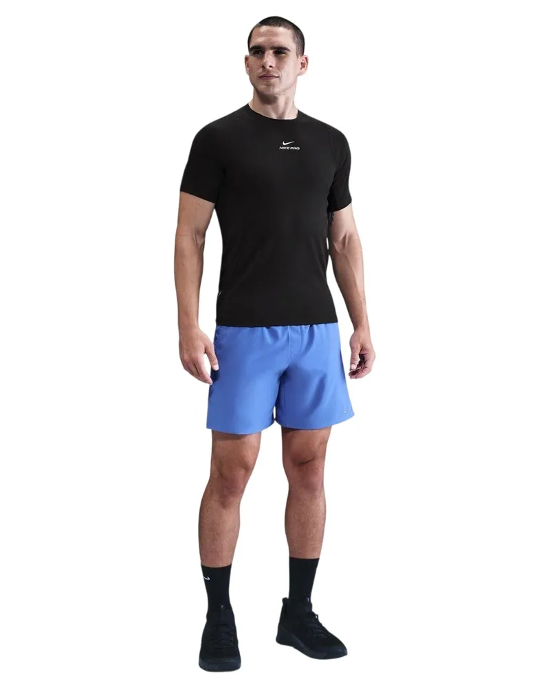 Nike Pro" Oberteil für Herren, Dri-FIT, Anliegend (Schwarz/Weiß Schwarz