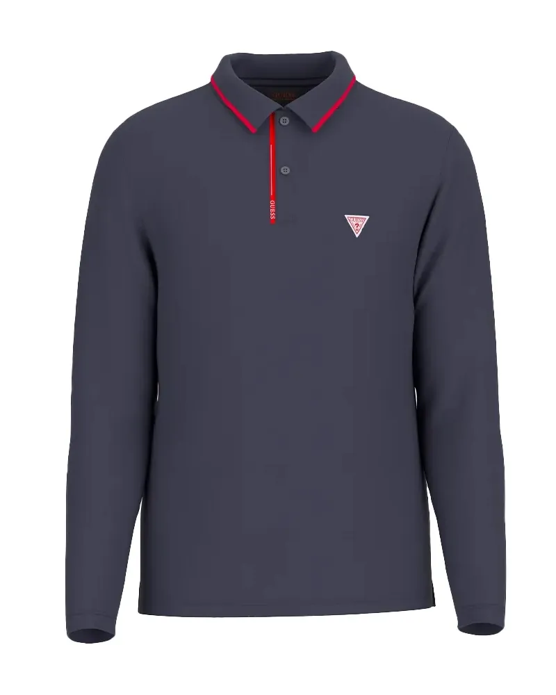 Guess Tech Polohemd für Herren Blau