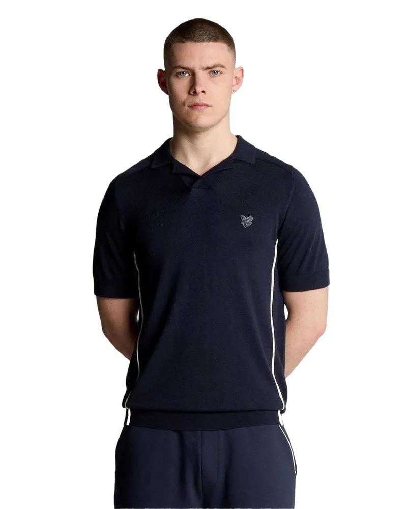 Lyle & Scott Poloshirt für Herren, Baumwollmischung (Blau Blau