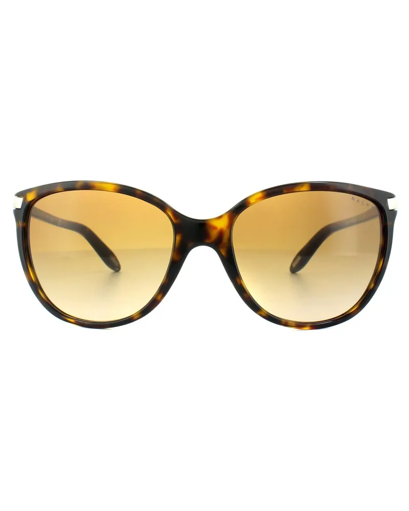 Ralph Lauren Ralph by  Cat Eye Ladies Dark Tortoise Brown Gradient Sunglasses Braun