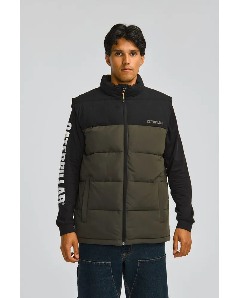 Caterpillar Footwear Arctic Zone Herren Grüne Gilets Grün