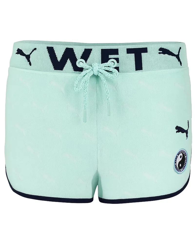 Puma x Rihanna Fenty Frottee-Delfin-Shorts für Damen - Mintgrün Mintgrün