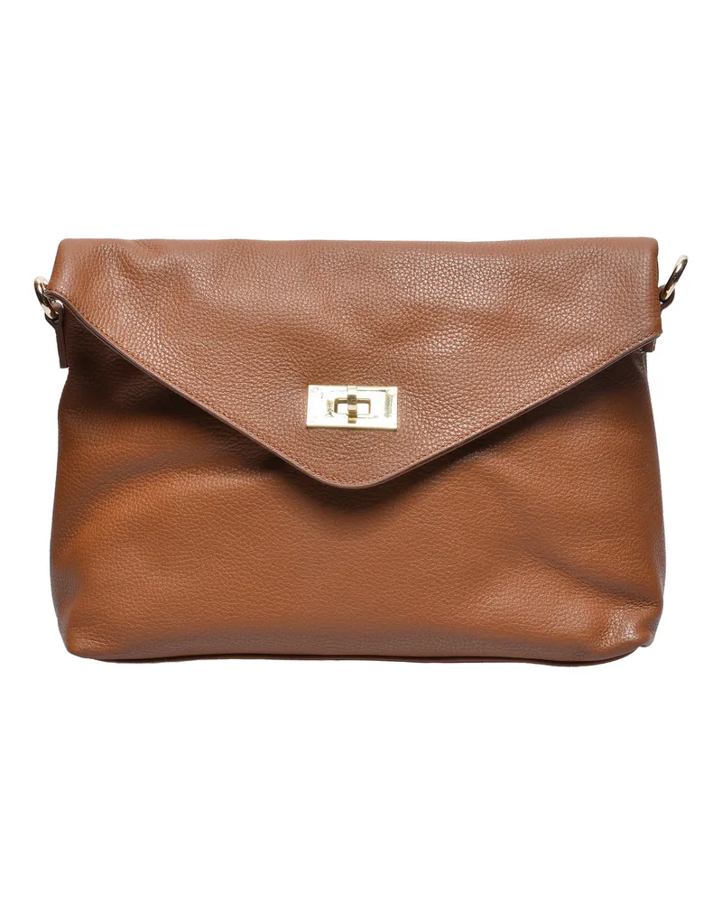 Anna Luchini Braun Rindsledertasche Braun