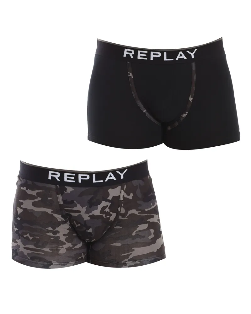 Replay Pack-2 Boxershorts I101195 Männer Mehrfarbig