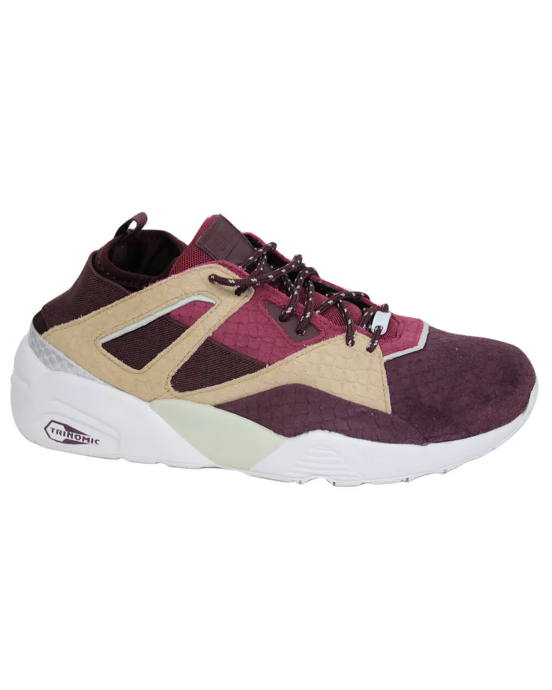Puma Trinomic Moor Sock Rioja Herren Schnüren -up -Burgund -Trainer 361456 02 D9 Lila