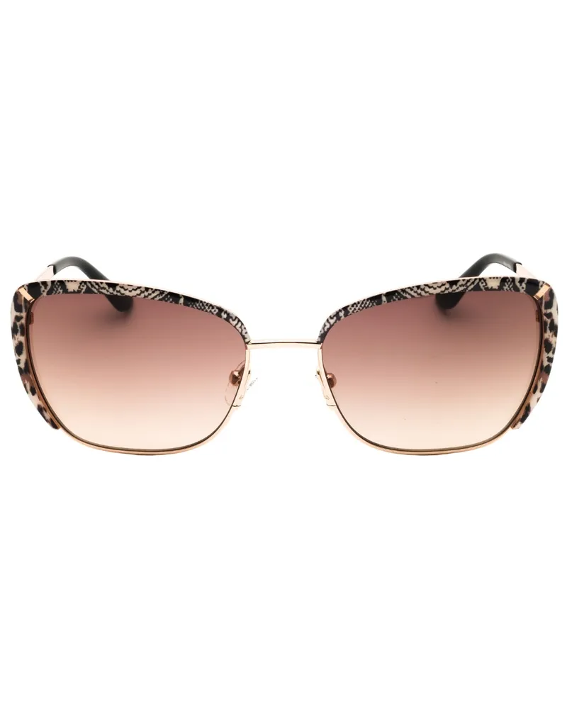 Guess Glänzende Roségoldene Sonnenbrille Von Gold