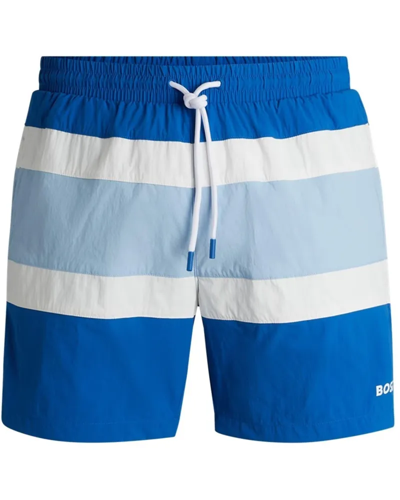 HUGO BOSS Rico" Badeshorts für Herren (Mittelblau Mittelblau