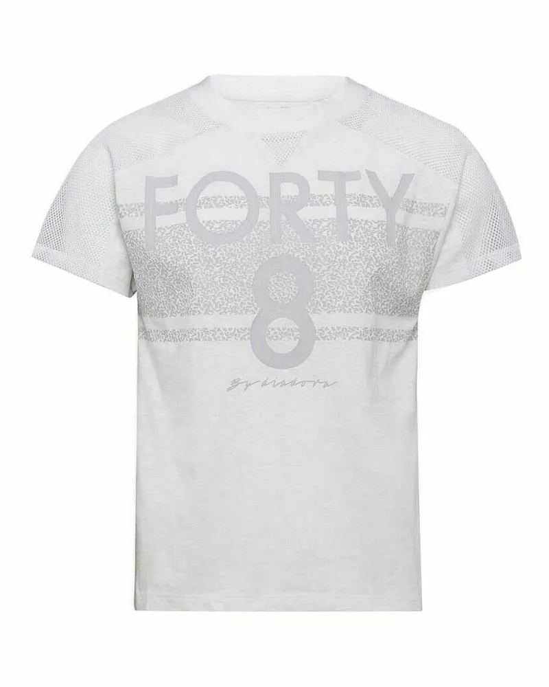 Diadora Mesh Womens White T-Shirt Weiß