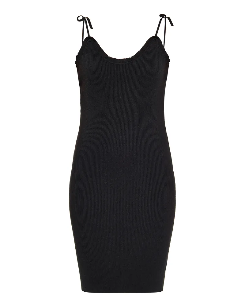 My Mo Kleid Damen schwarz Schwarz