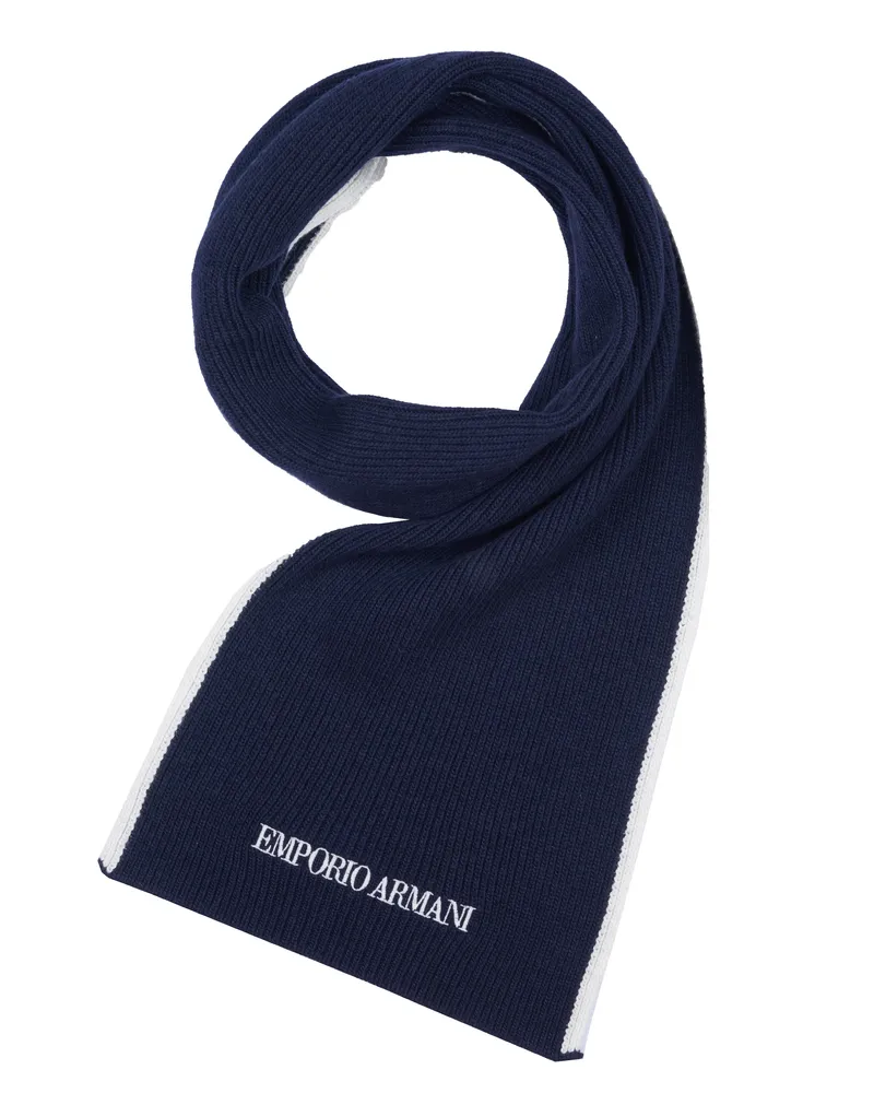 Emporio Armani Schal Blau