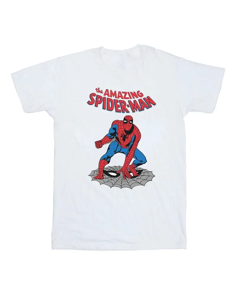 Marvel The Amazing Spider-Man" T-Shirt für Damen (Weiß Weiß
