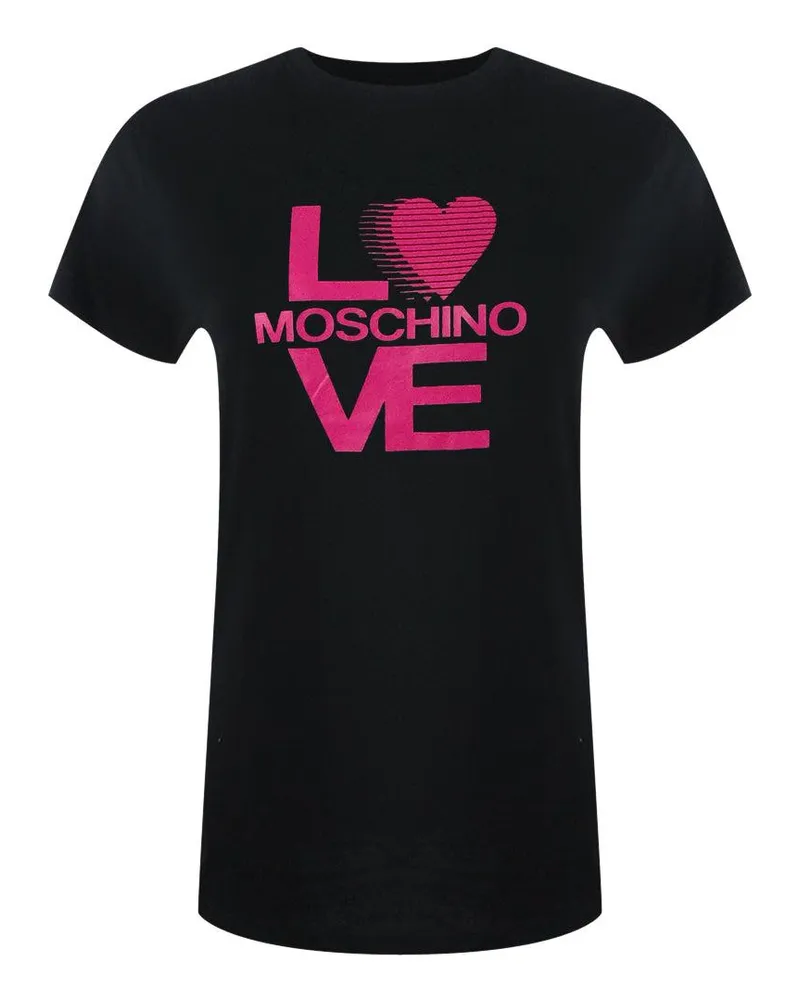 Moschino T-Shirt für Damen (Schwarz Schwarz