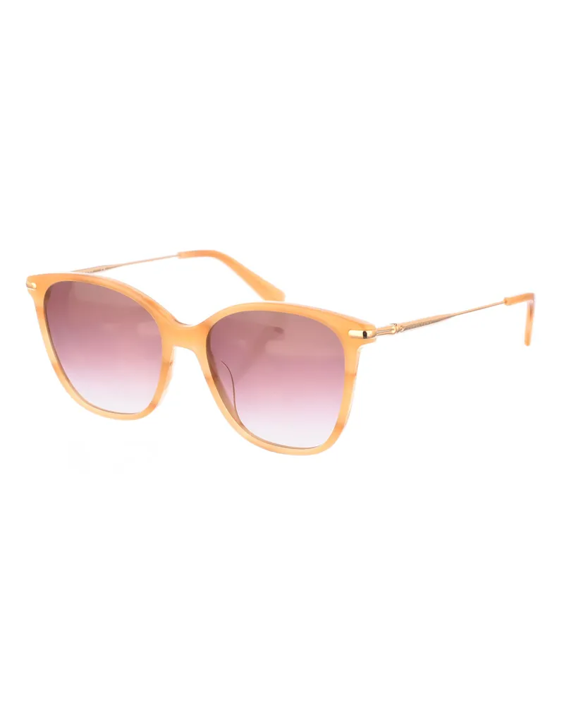 Longchamp LO660S Damen-Sonnenbrille aus Acetat in Schmetterlingsform Braun
