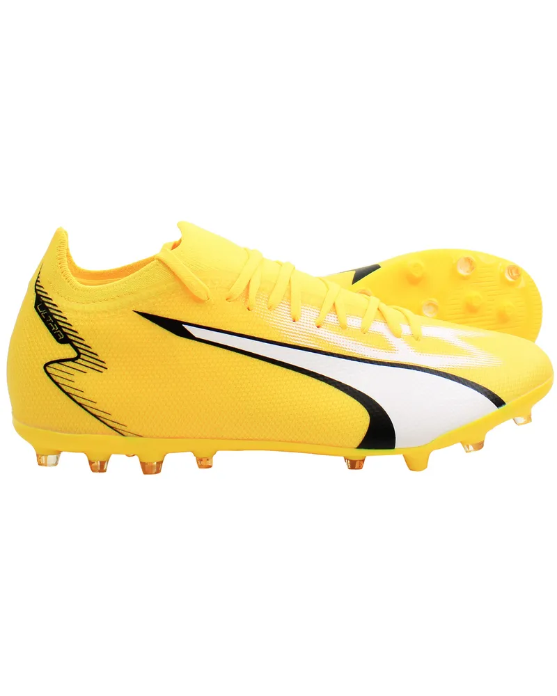 Puma Ultra Match FG Gelbe Herren-Fußballschuhe Gelb