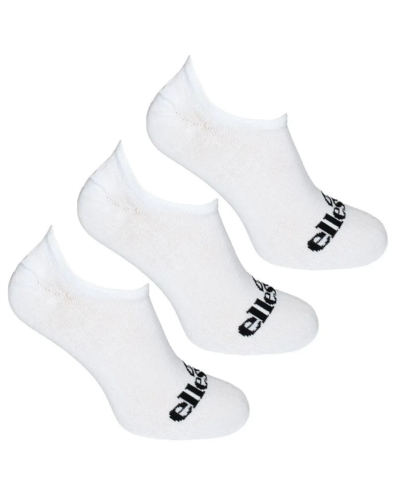 Ellesse Frimo – Weiße Füßlinge für Herren im 3er-Pack Weiß