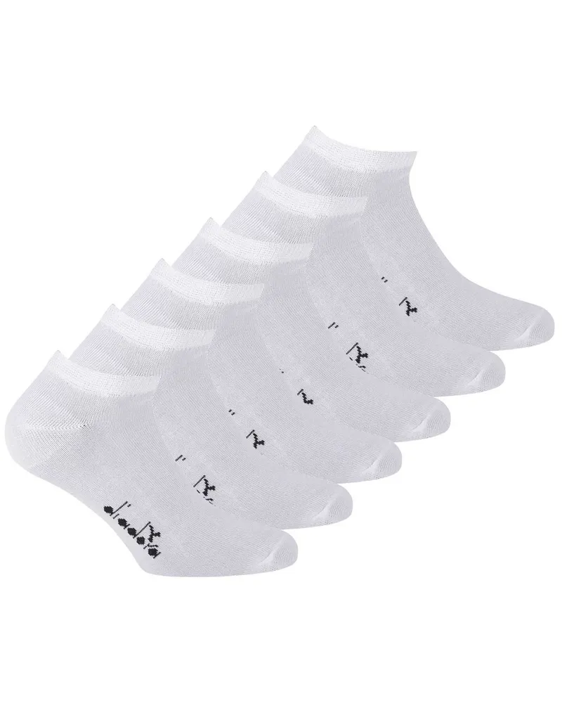 Diadora Unisex Sneaker Socken Weiß