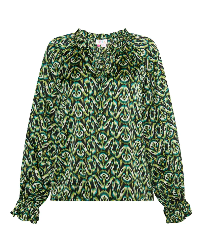 IZIA Bluse Damen Grün Mehrfarbig Mehrfarbig
