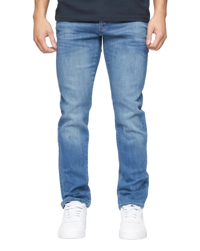 CrossHatch Farrowed" Jeans für Herren (Steinwaschen Marineblau
