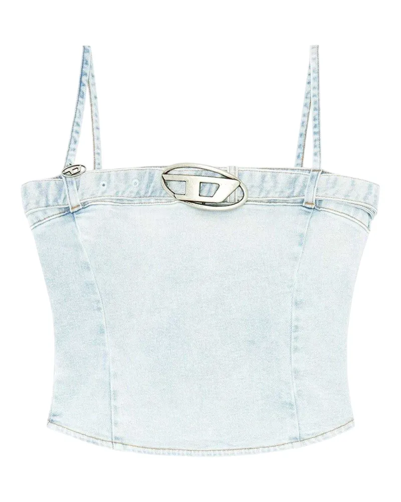 Diesel Lucy" Ärmelloses Oberteil für Damen, Denim, Schmal (Blau Blau