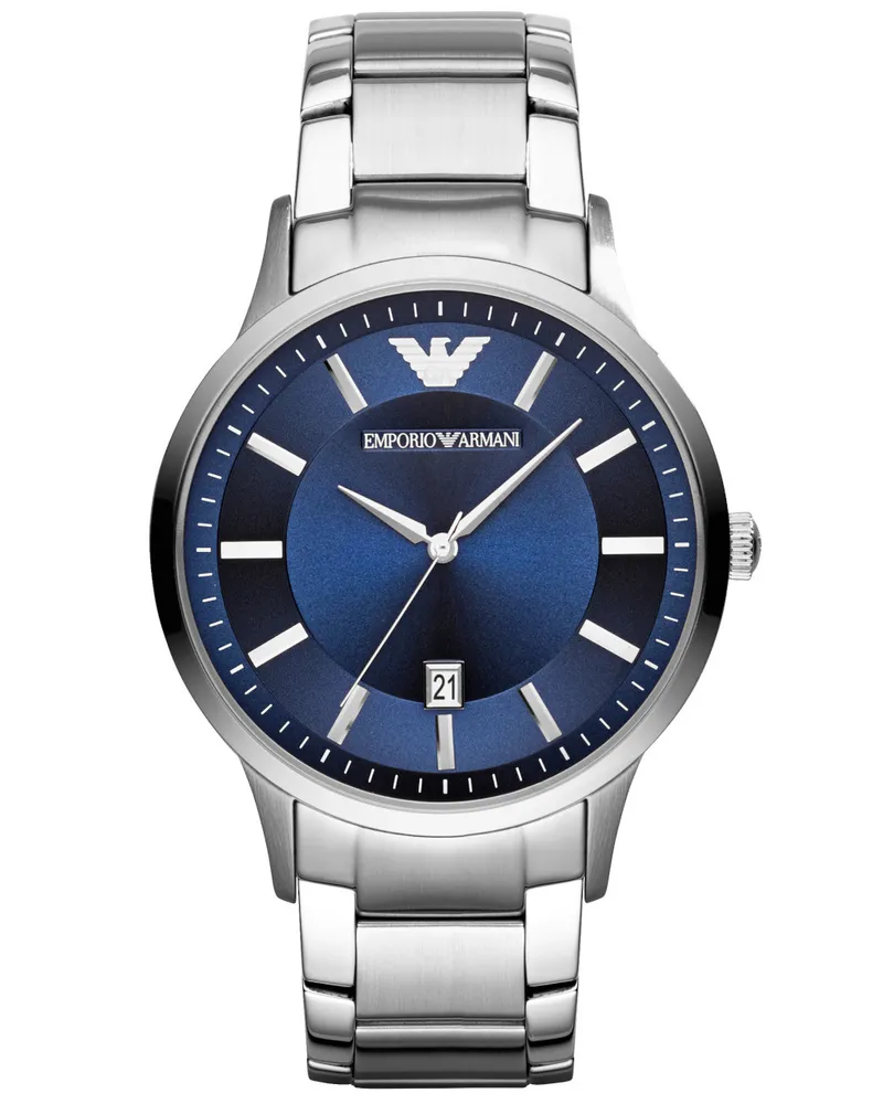 Emporio Armani Renato Herrenuhr Silber AR11180 Silber