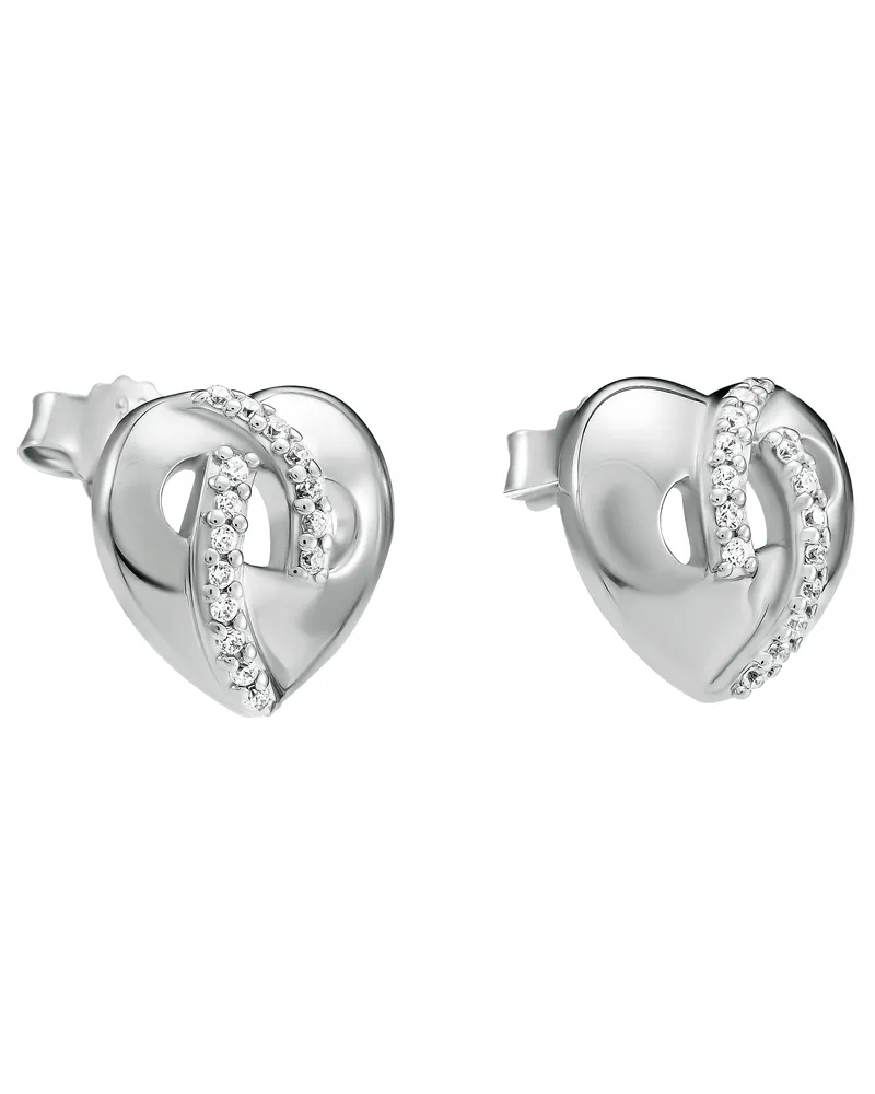 Orphelia Amore' Ohrstecker für Damen aus 925er Sterlingsilber - Silber ZO-7577 Silber