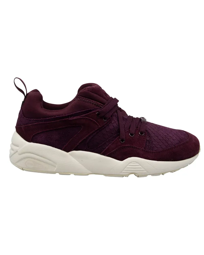 Puma Trinomic Blaze von Glory Rioja Leder Schnürung Womens Trainer 361470 01 Lila
