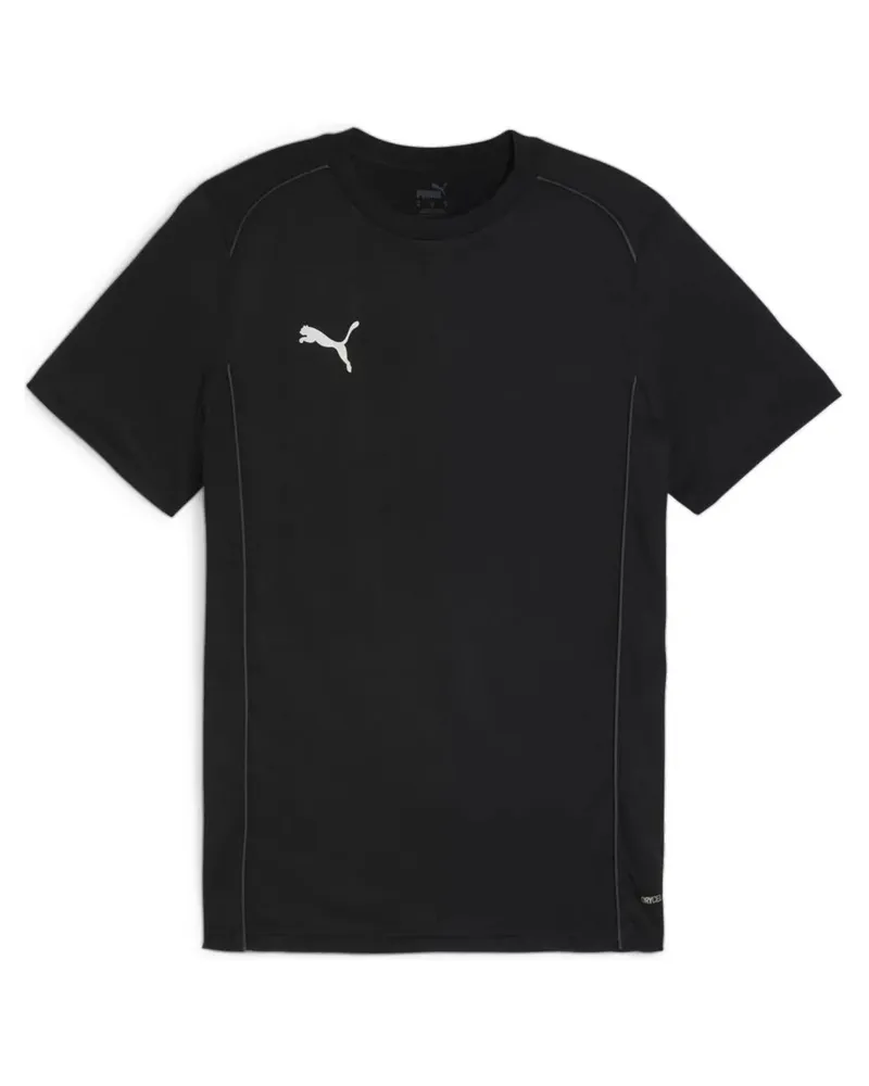 Puma TeamFinal Casual Herren Schwarz T-Shirt Schwarz