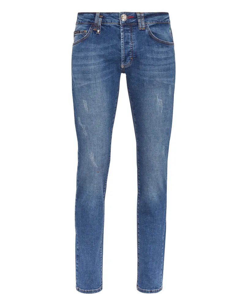 Philipp Plein Jeans Regular Fit Blau