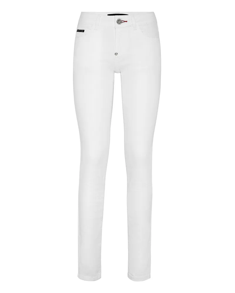 Philipp Plein Jeans Slim Fit Weiß