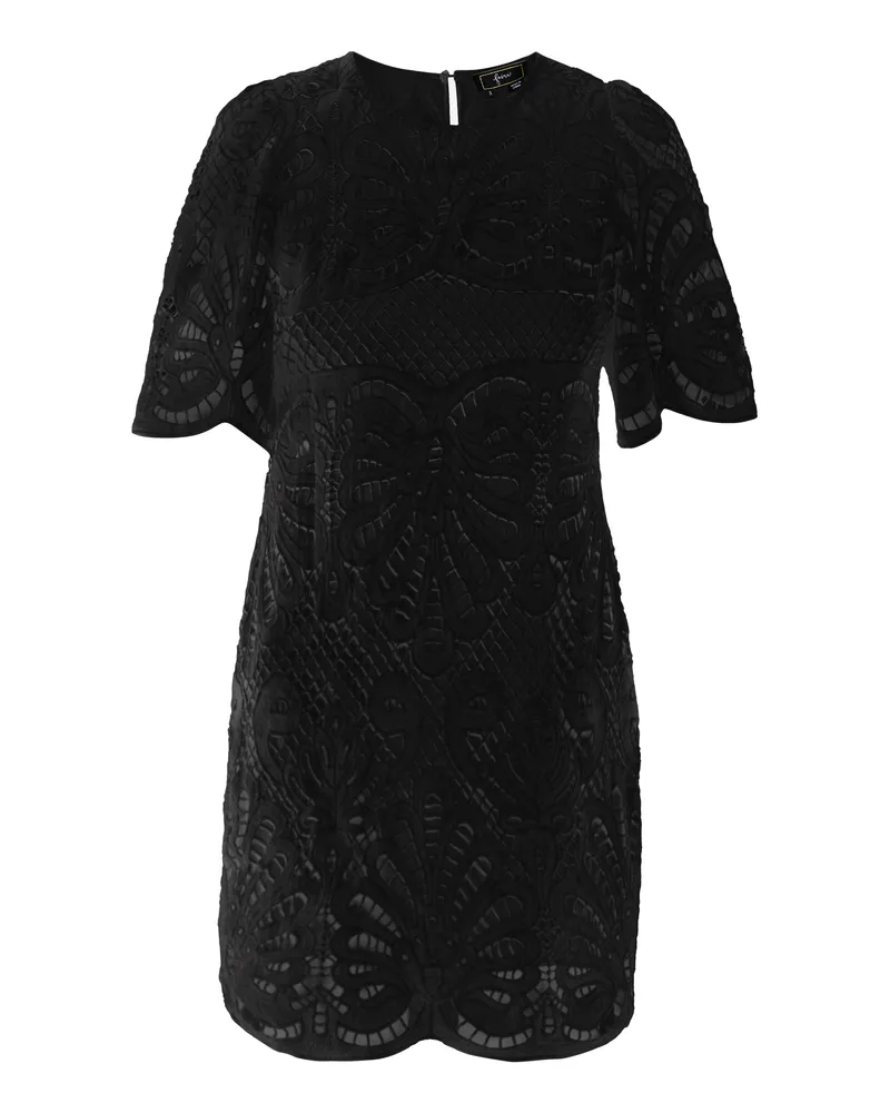 FAINA Kleid Damen schwarz Schwarz