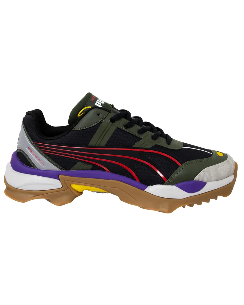 Puma nitfox offroad schwarze niedrige schnüren mens trainer 371498 02 Schwarz