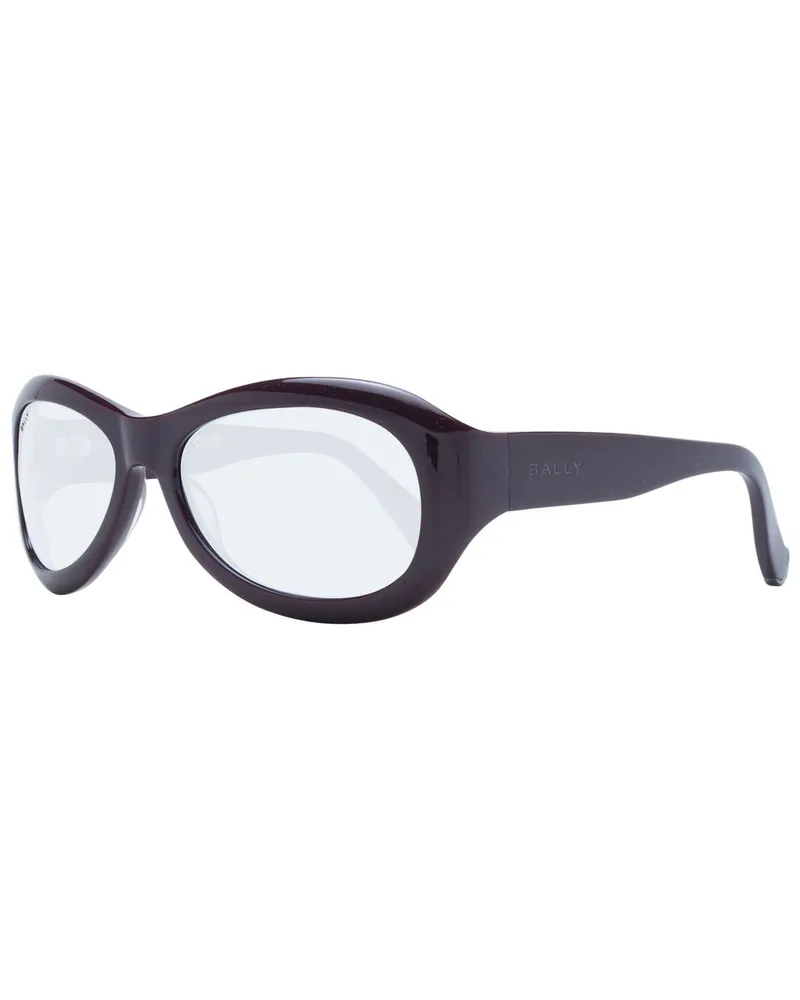 Bally By3002s Ovale Sonnenbrille Dunkelbraun