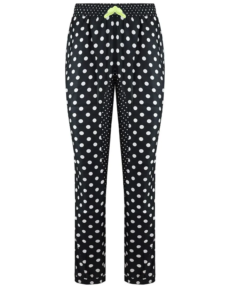 adidas Dot Fashion Damen Schwarz/Weiß Trainingshose Schwarz