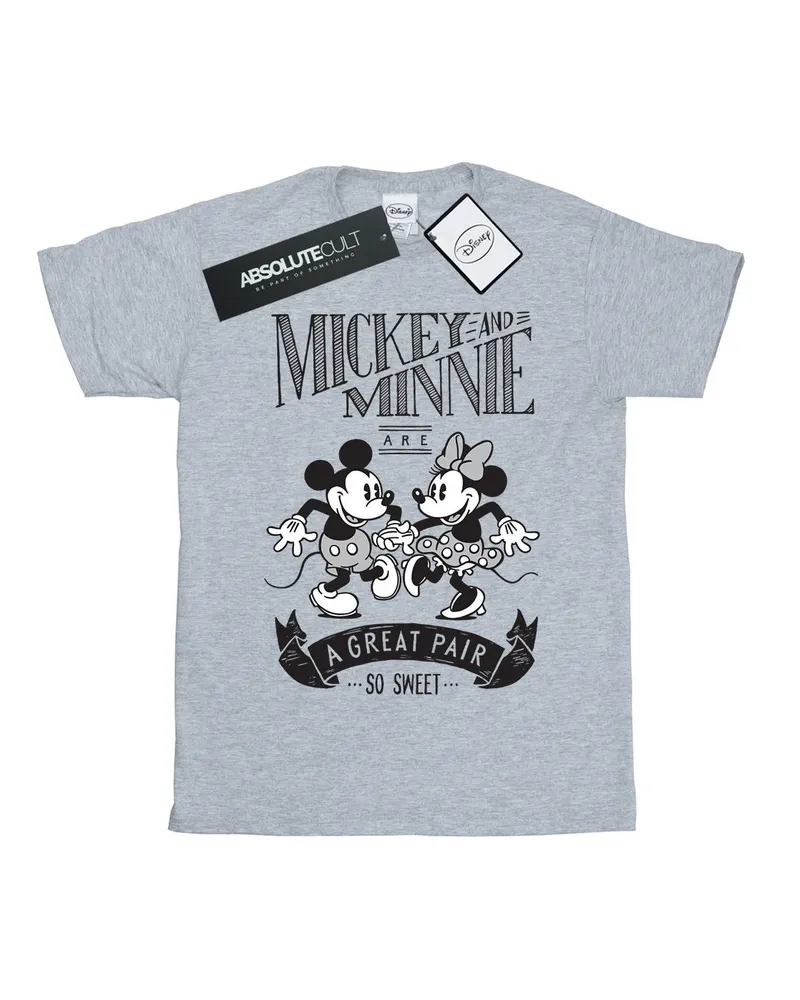 Disney Great Pair" T-Shirt für Herren (Grau Hellgrau