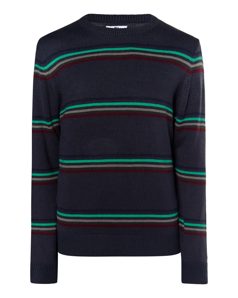 My Mo Pullover Herren Marine Mehrfarbig Marineblau