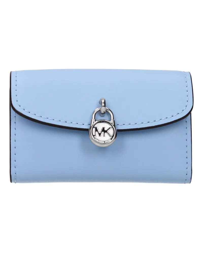 Michael Kors Hellblau Leder Geldbörse Blau