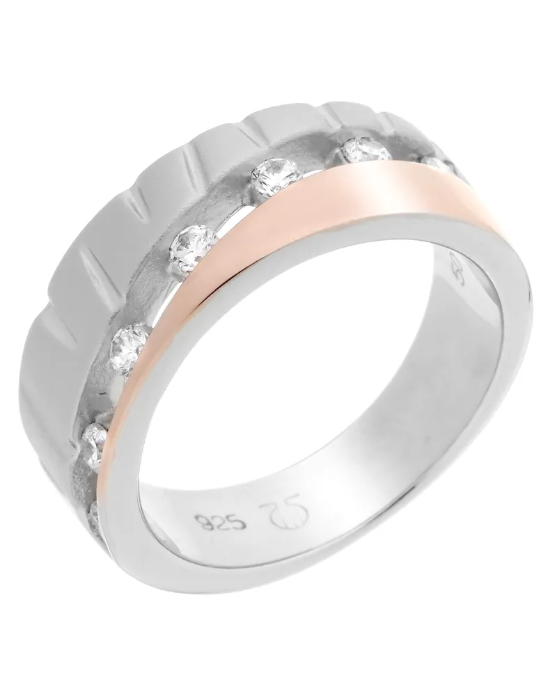 Orphelia Damen-Ring Sterling-Silber 925 – Silber/Rosé ZR-7093 Silber