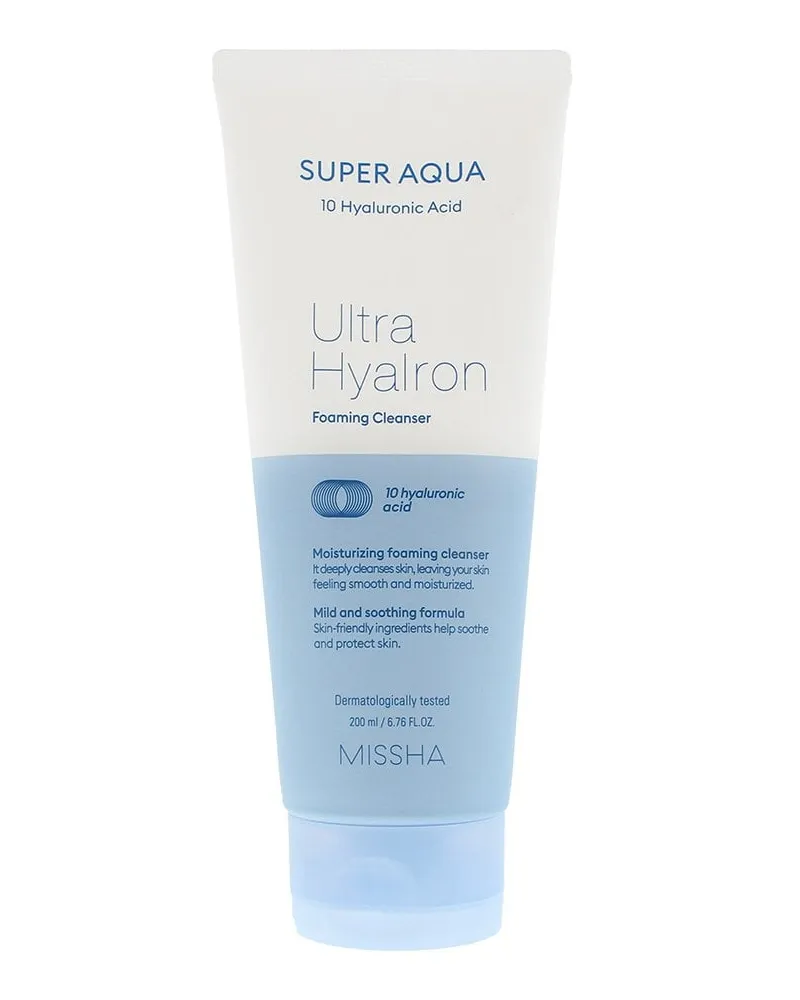Missha Super Aqua Ultra Hyaluron Schäumender Reiniger 200 ml 
