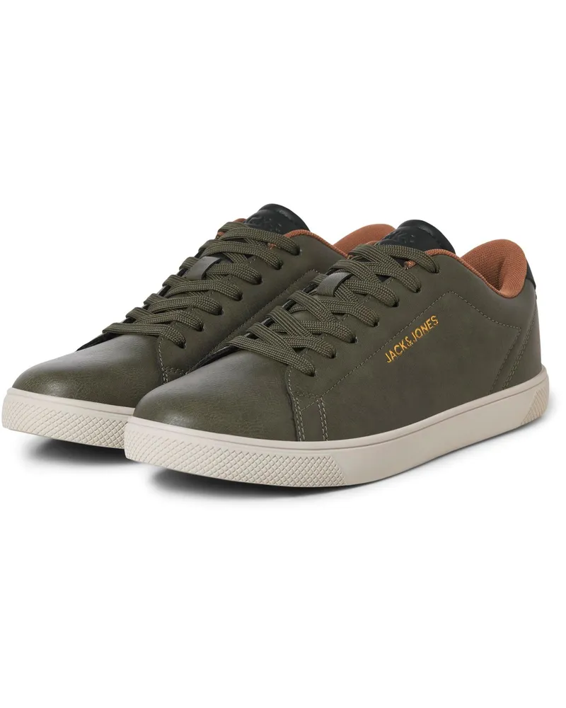 Jack & Jones Bosley Polyurethan Herren Sneaker in Oliv Nacht Grün
