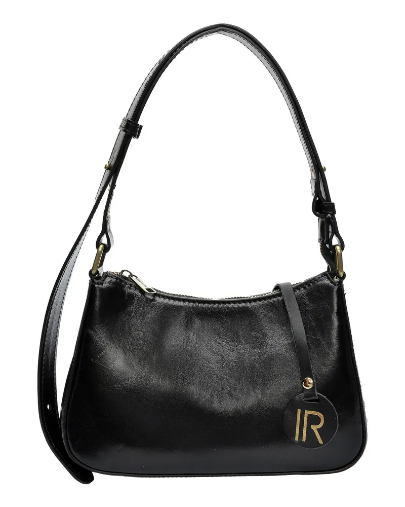 Isabella Rhea Schwarz Rindsledertasche Schwarz