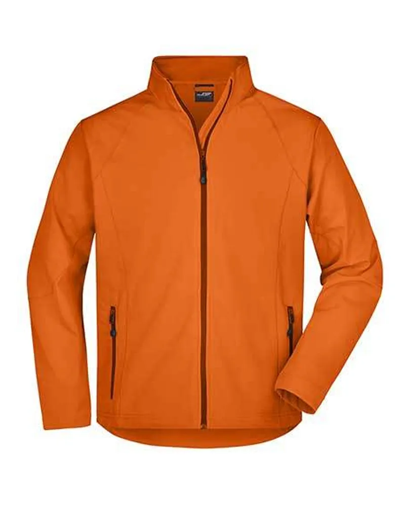 James Bond Softshelljacke für Herren (Orange Orange