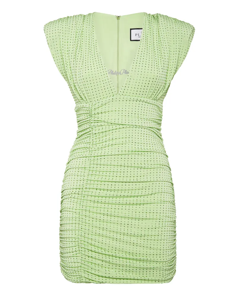 Philipp Plein Minikleid Signature Grün